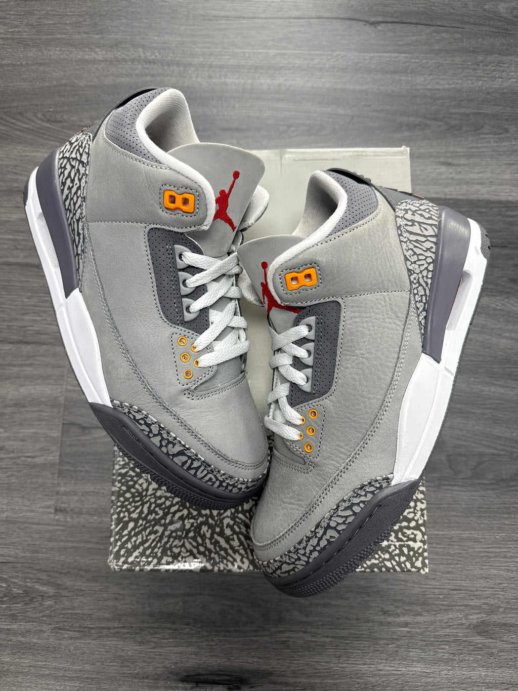 Jordan 3 Cool Grey - size 8.5