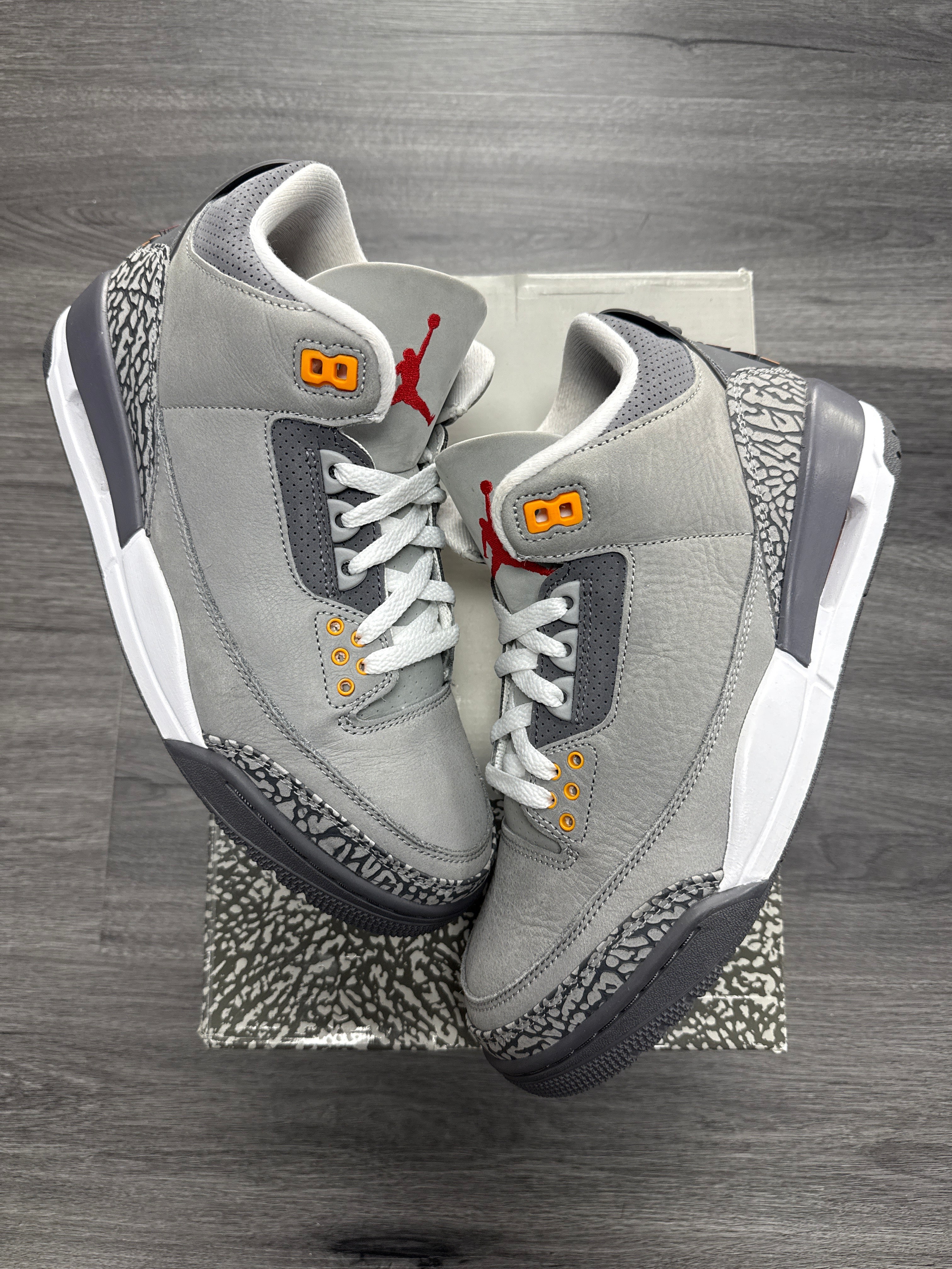Jordan 3 Cool Grey - size 8.5