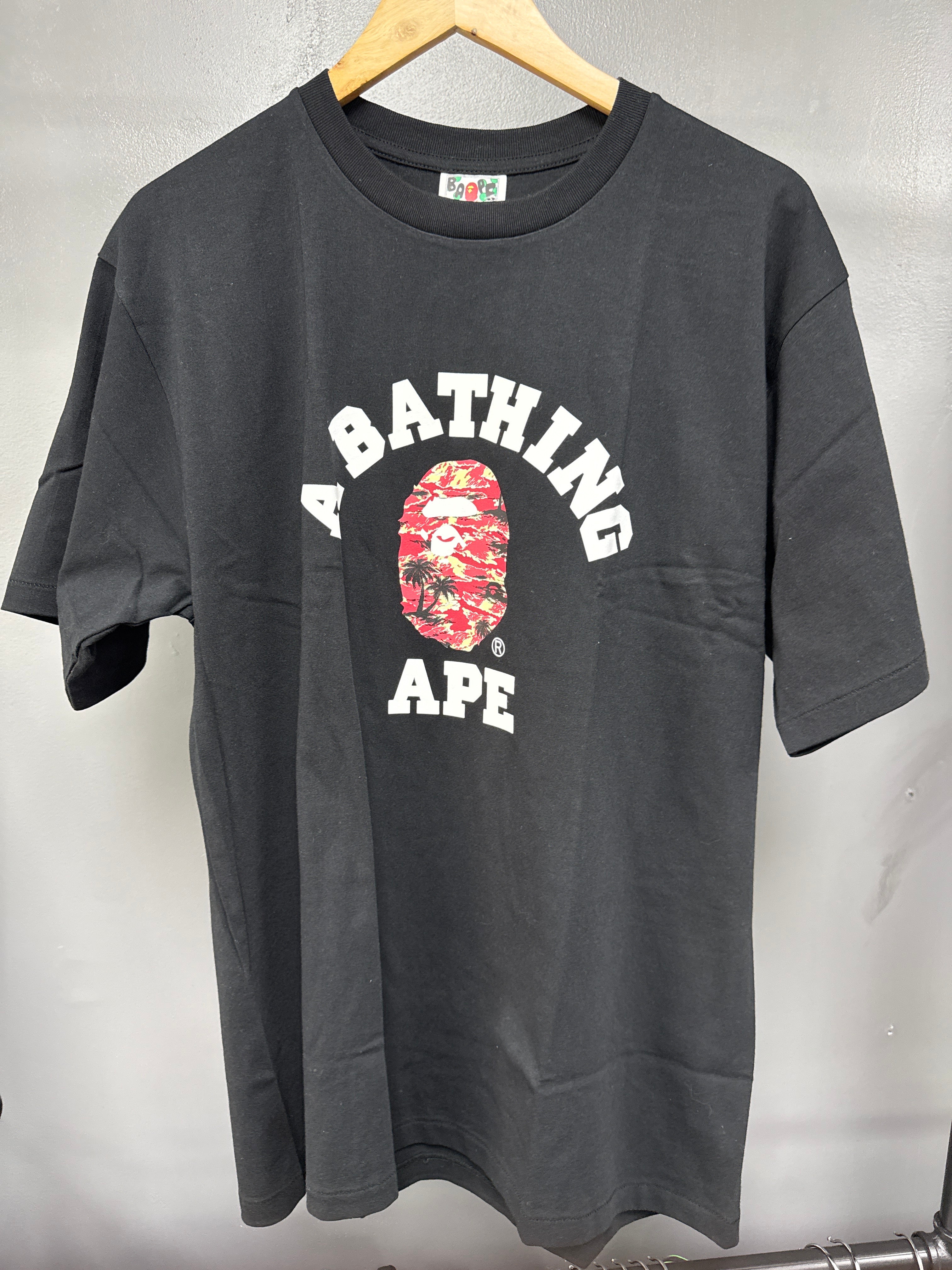 BAPE Palm Tree Camo College Tee