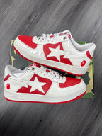 Bapesta White Red - size 9