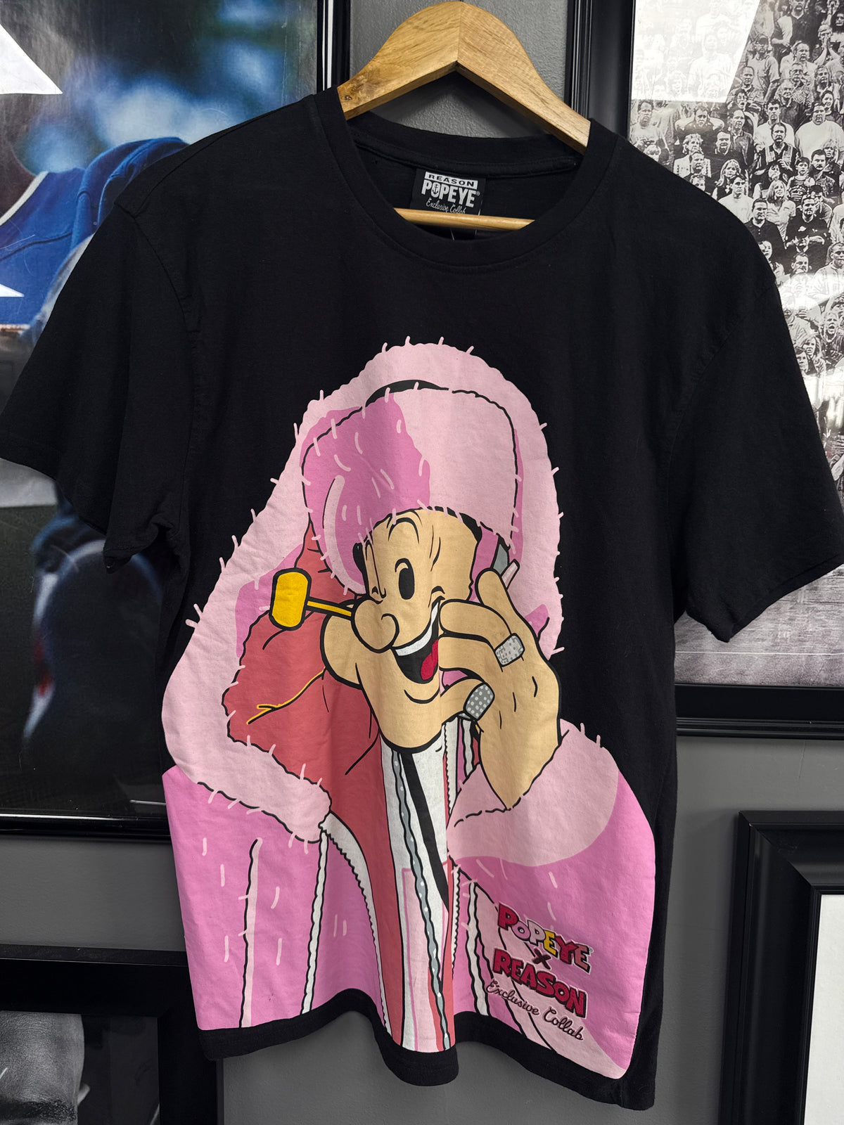 Reason x Popeye Cam’ron tee - size m