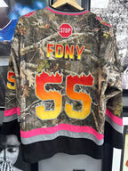 Supreme FDNY Camo Hockey Jersey - size L