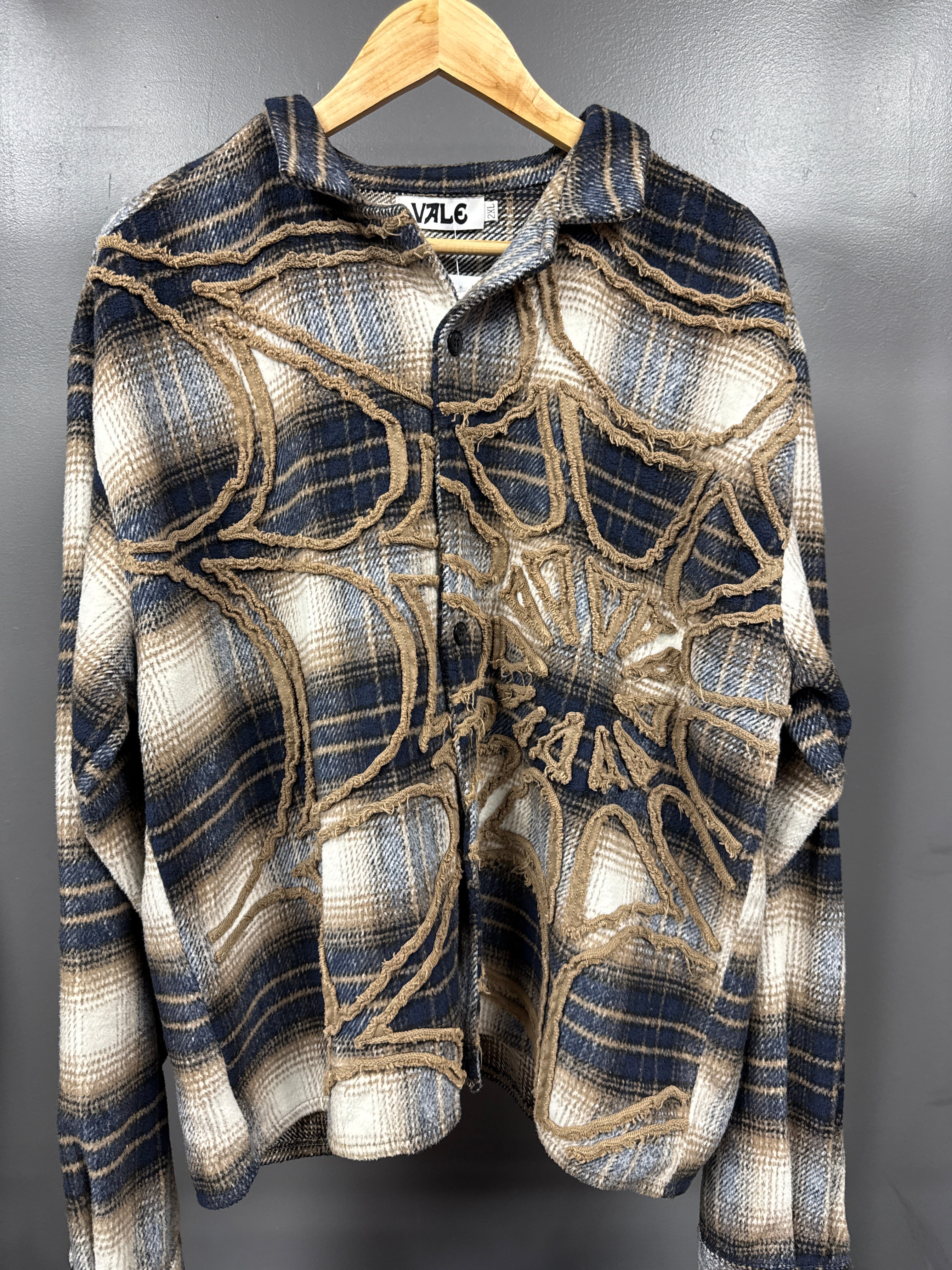 Vale Web Flannel - size 2xl