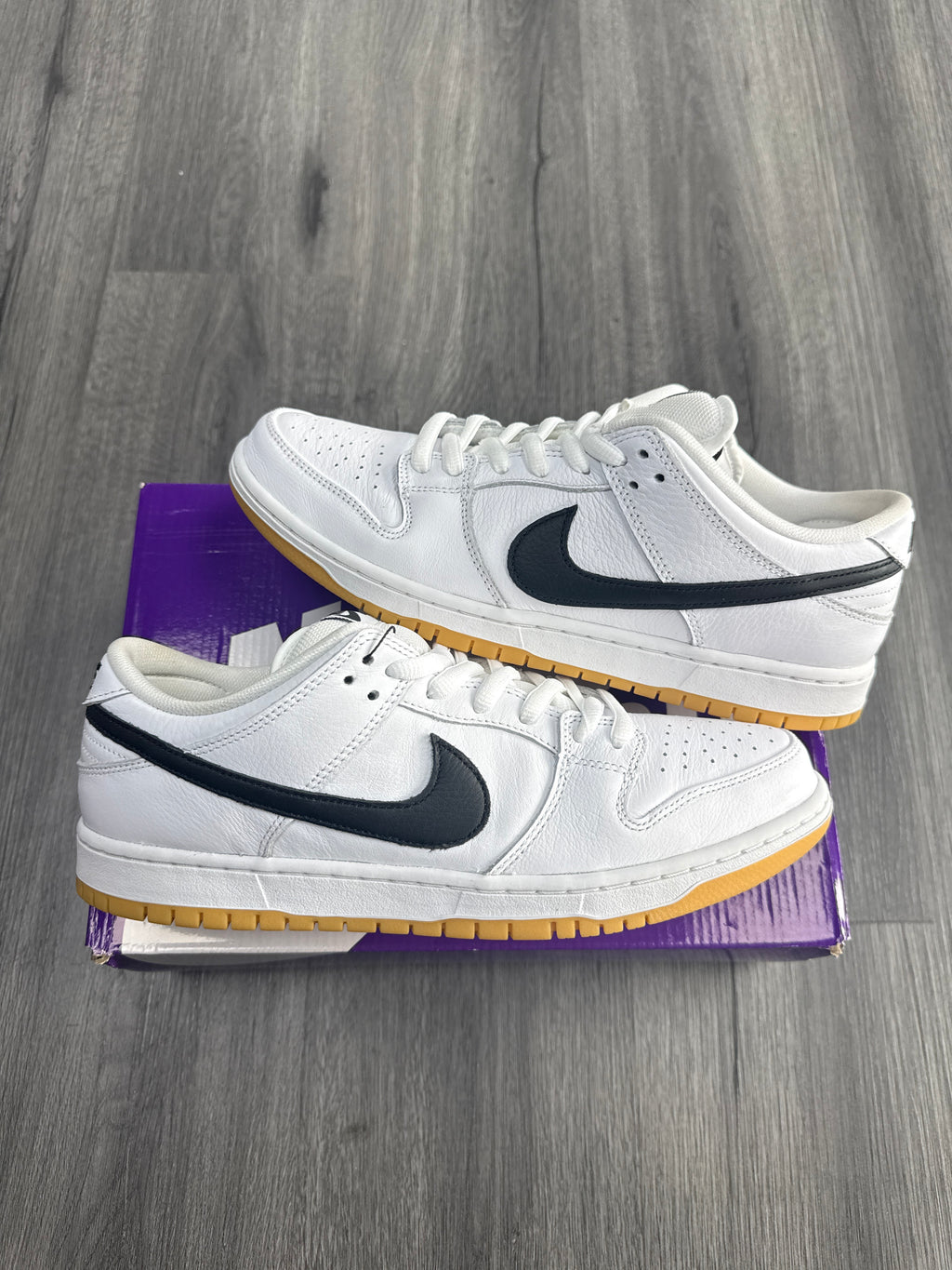 Nike Dunk SB Low White Gum - size 10.5