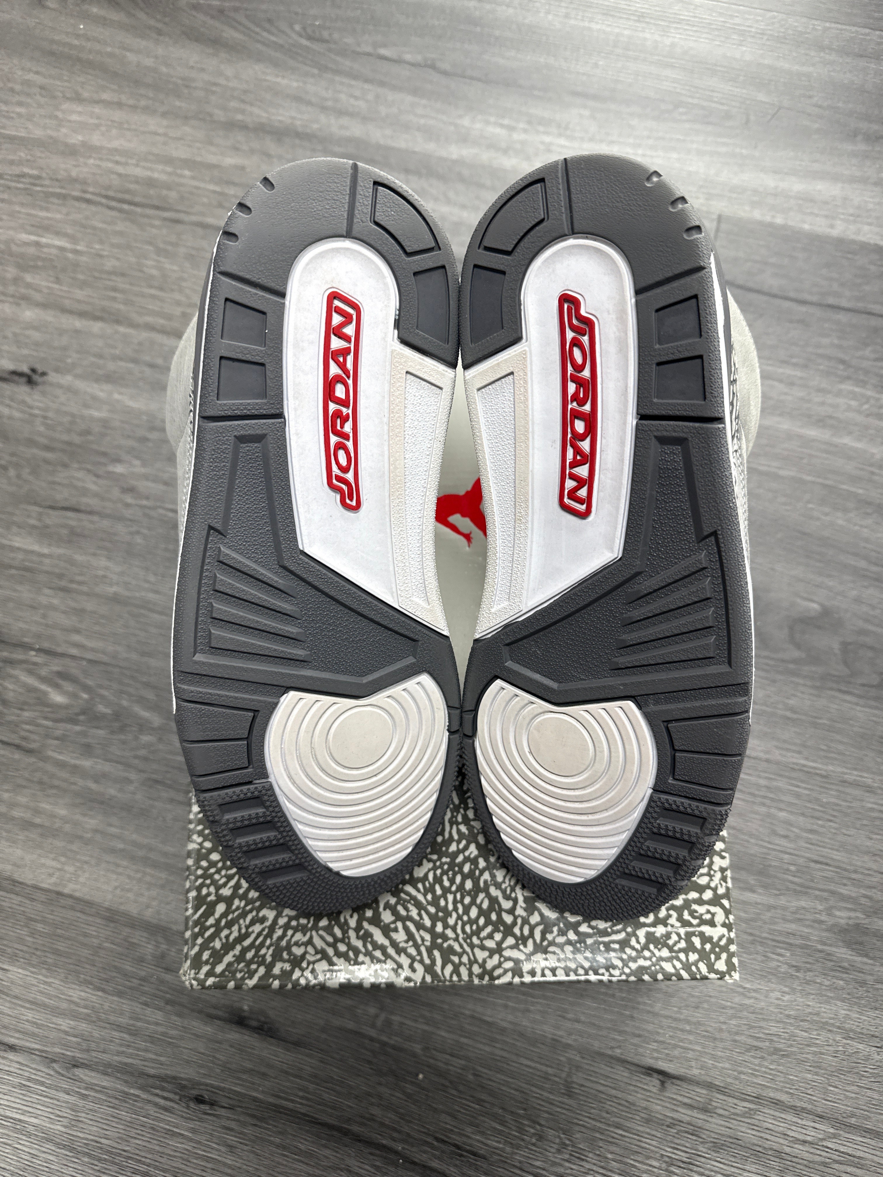 Jordan 3 Cool Grey - size 8.5
