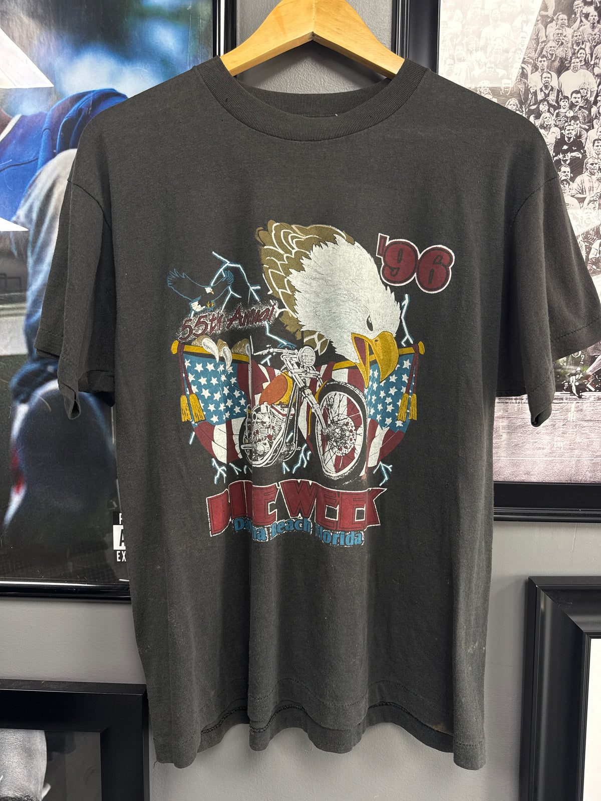 ‘96 Daytona Beach Bike Week Tee - size xl