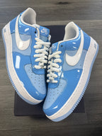 Nike AF1 Psychic Blue Patent - size 9