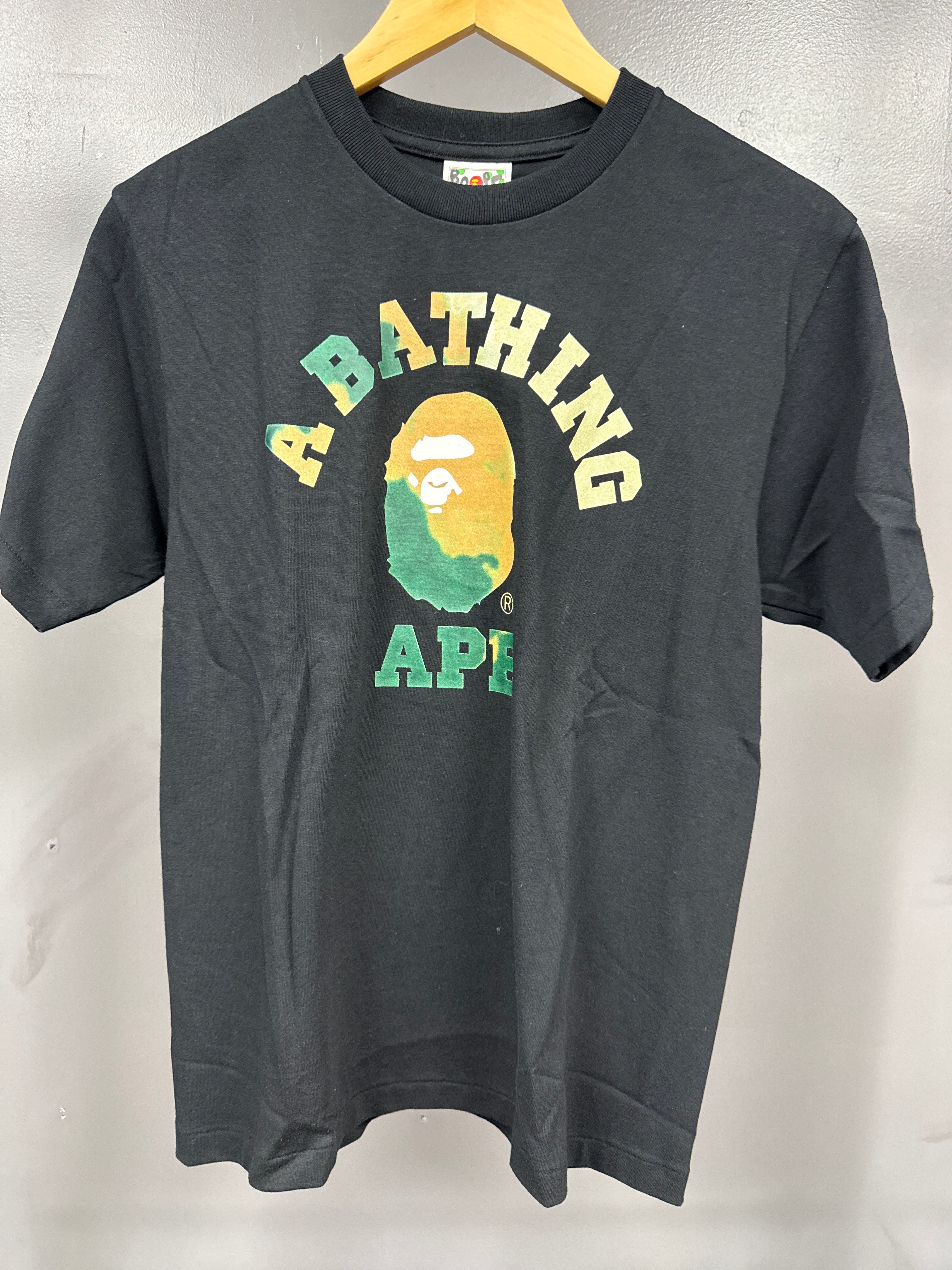 BAPE Green Camo College Tee