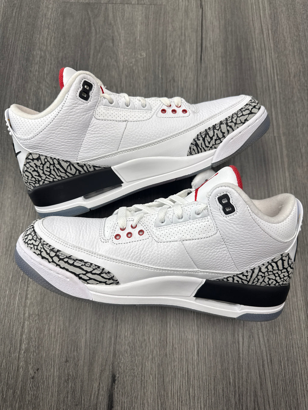 Jordan 3 Free Throw Line - size 10