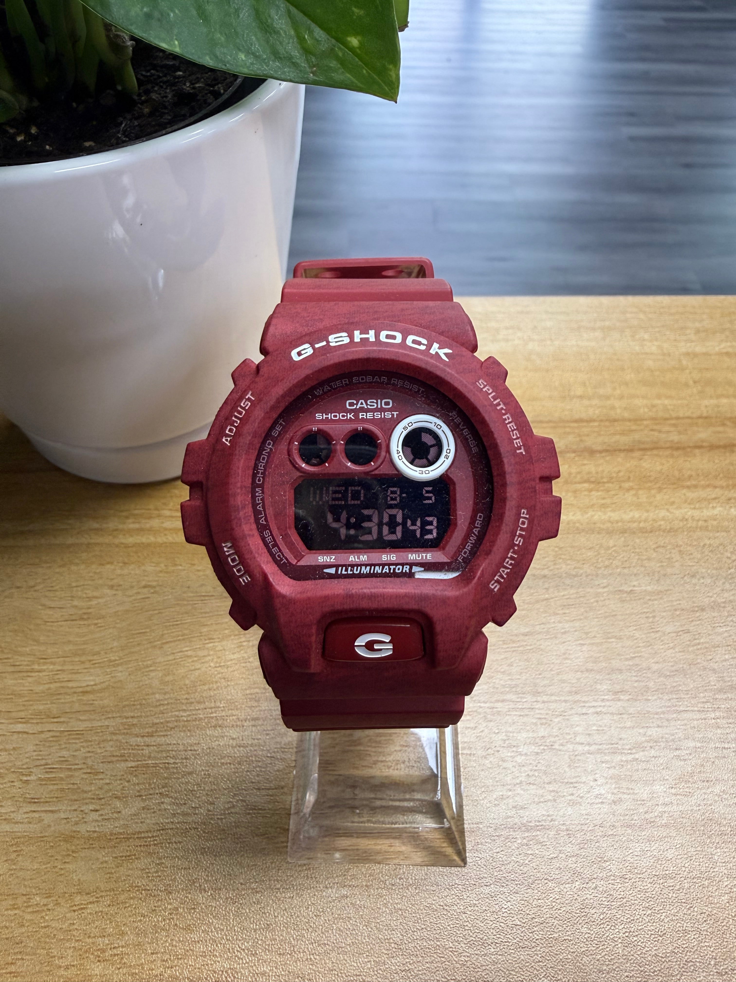 Casio G-Shock Digital Burgundy