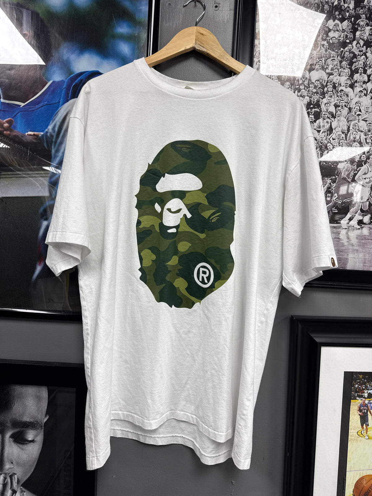 BAPE Big Head Camo Tee - Size 3xl