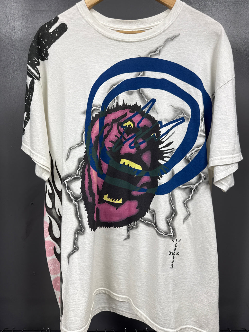 Cactus Jack x Fragment Tee - size L