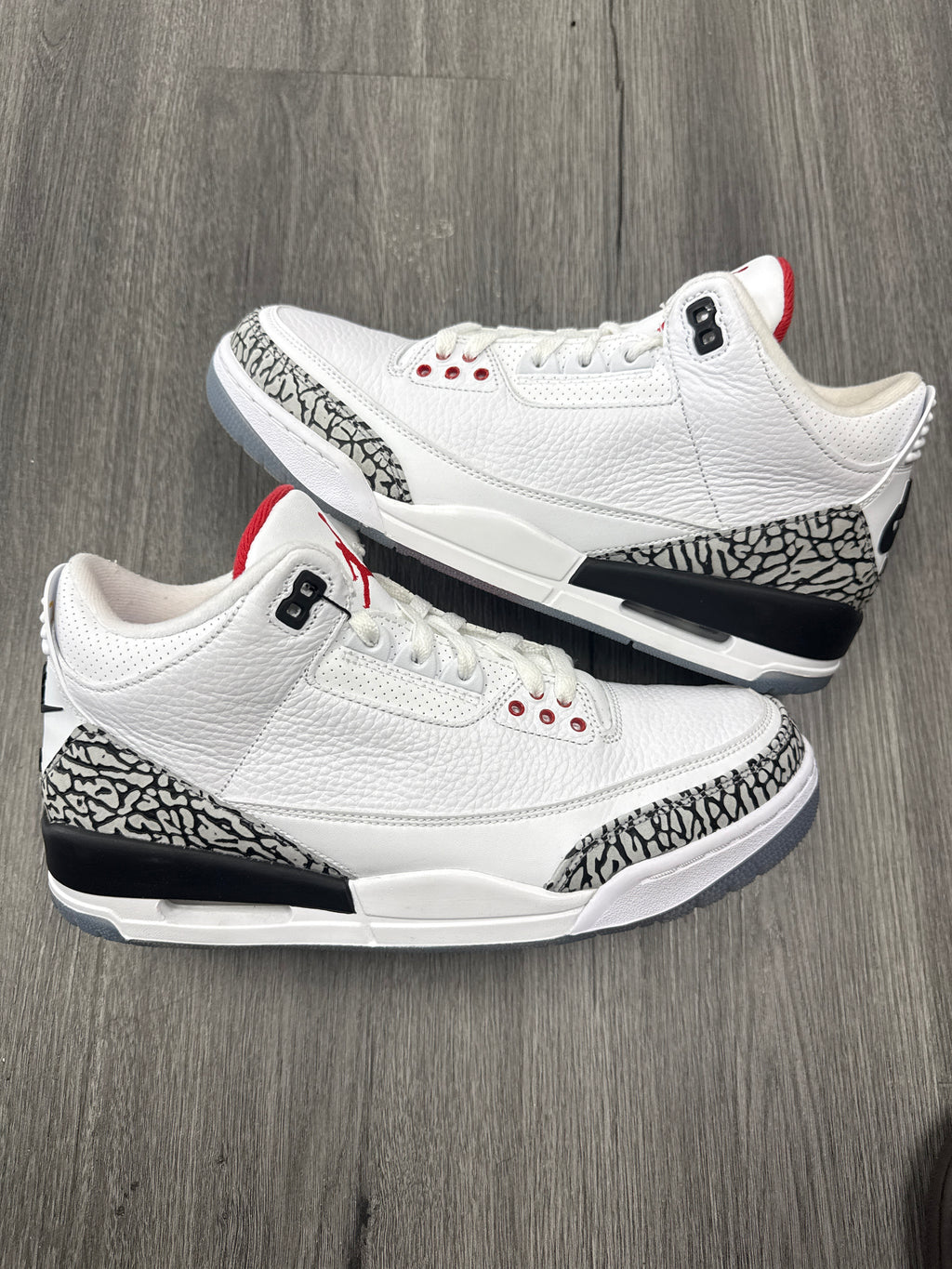 Jordan 3 Free Throw Line - size 10