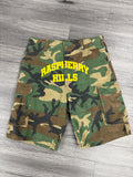 The GV Gallery “Raspberry Hills” Camo Shorts