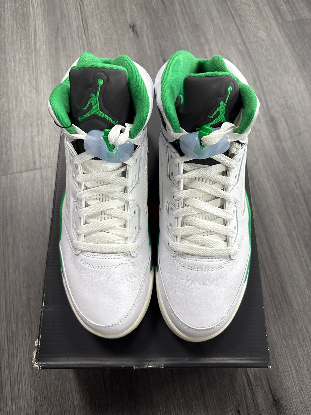Jordan 5 Lucky Green - size 10M/11.5W