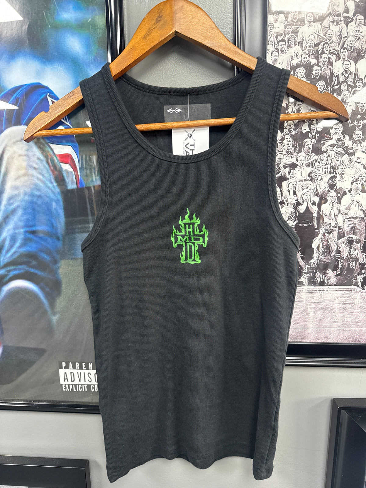 HMDD Black Green Tank