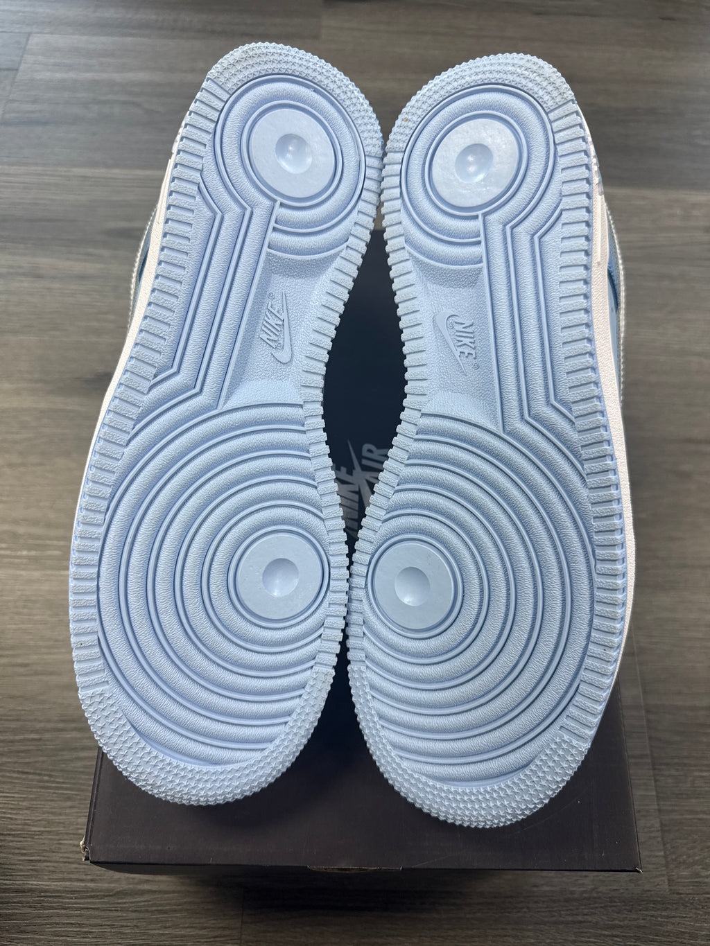 Nike AF1 Psychic Blue Patent - size 9