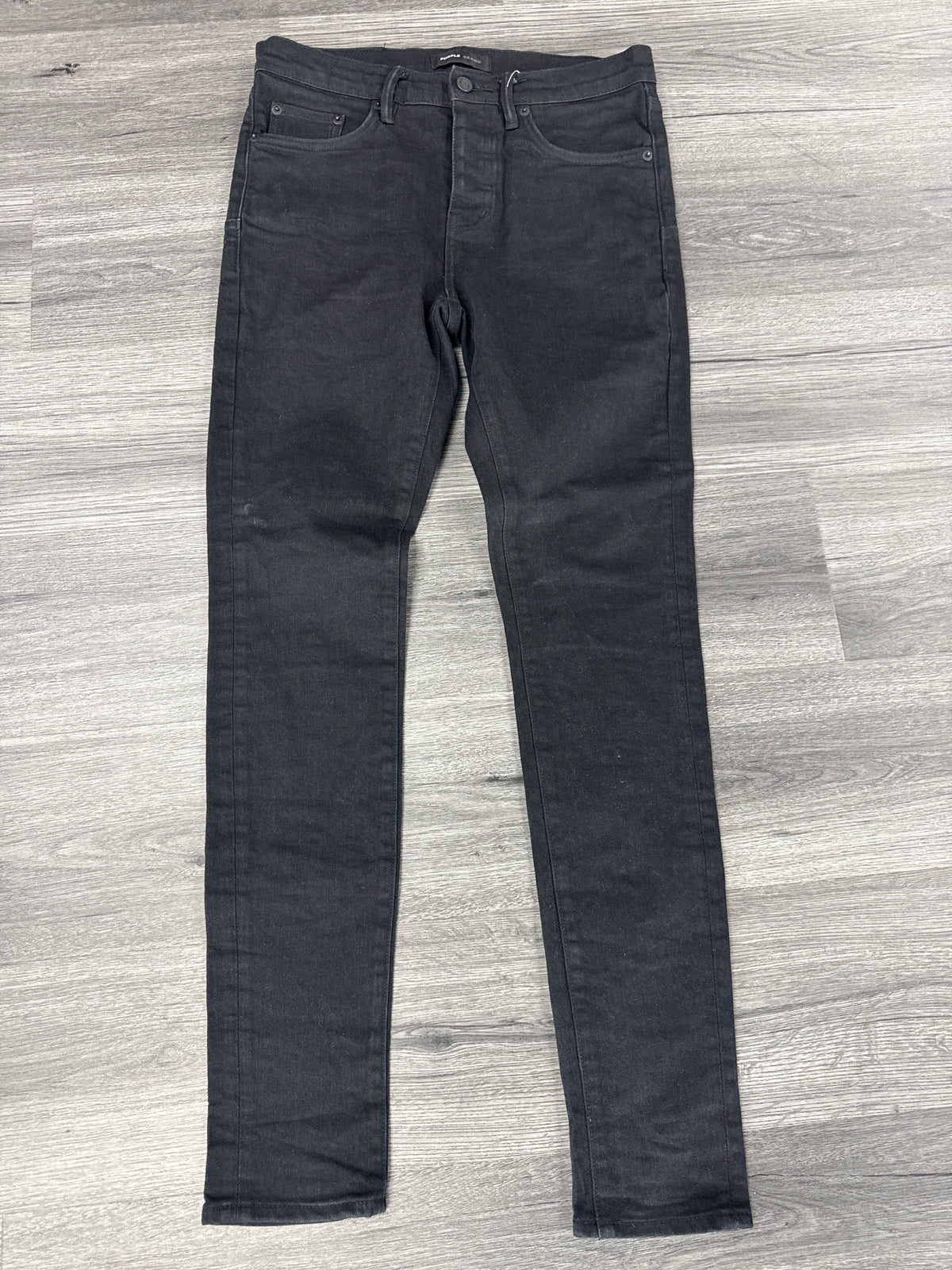 Purple Brand P001 Black Skinny Jeans - size 28