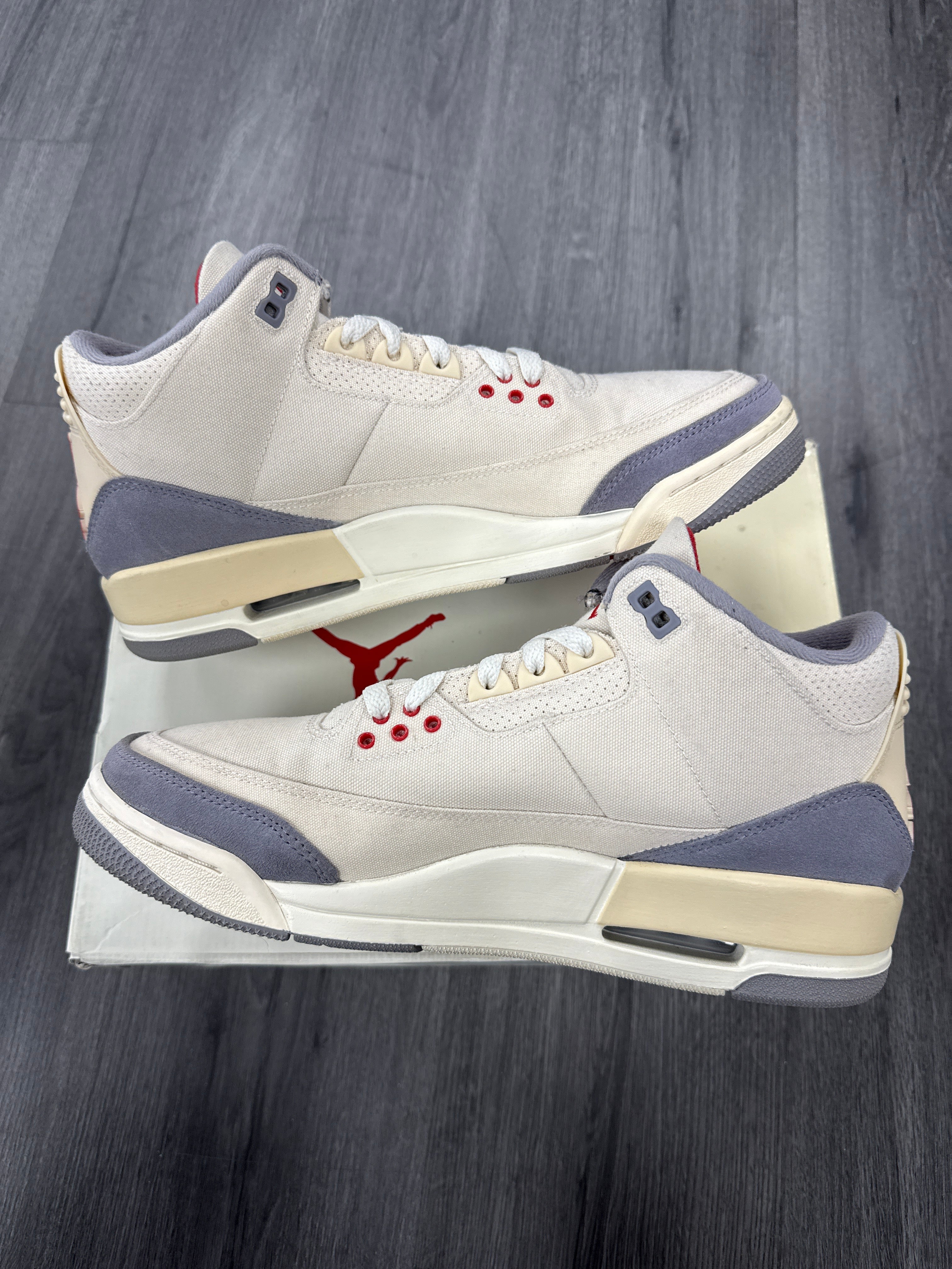 Jordan 3 Muslin - size 9.5
