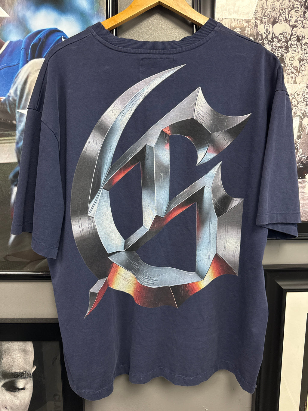 Godspeed Logo Tee Navy - size 2XL