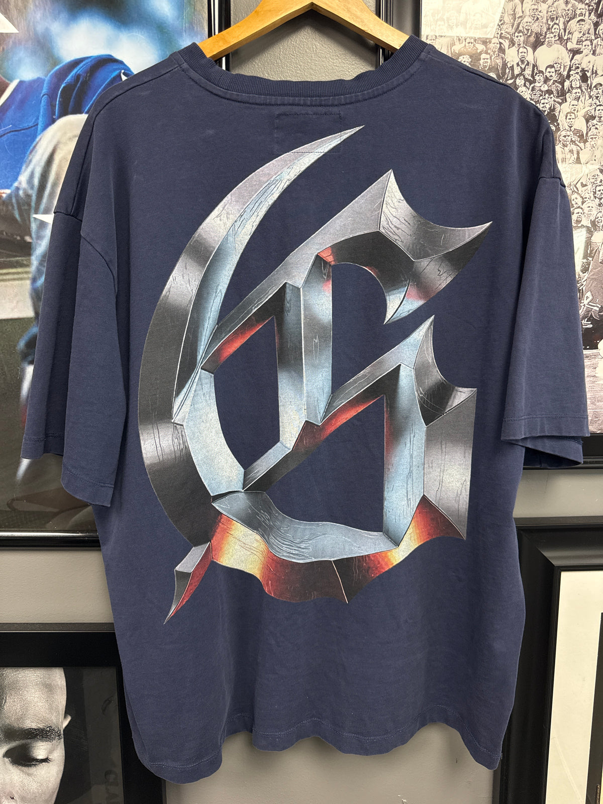 Godspeed Logo Tee Navy - size 2XL