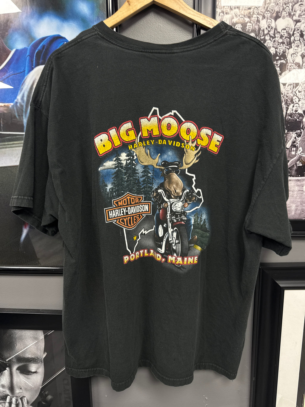 Big Moose Harley Tee - size 2xl