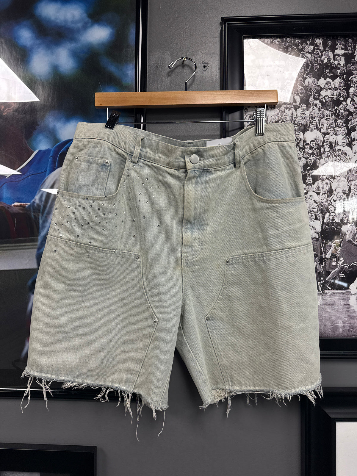 Stopandstare crystal jorts - size 34