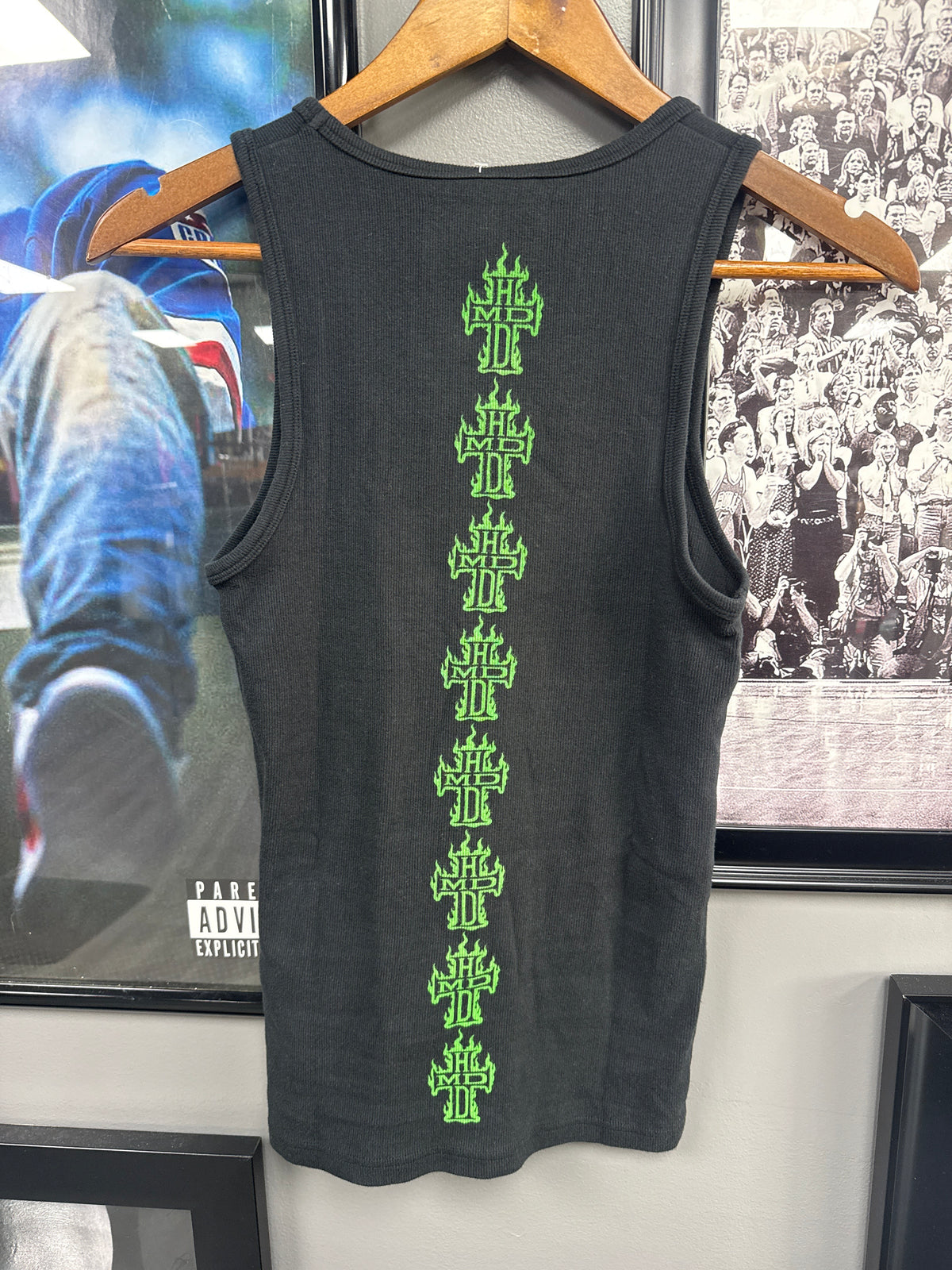 HMDD Black Green Tank