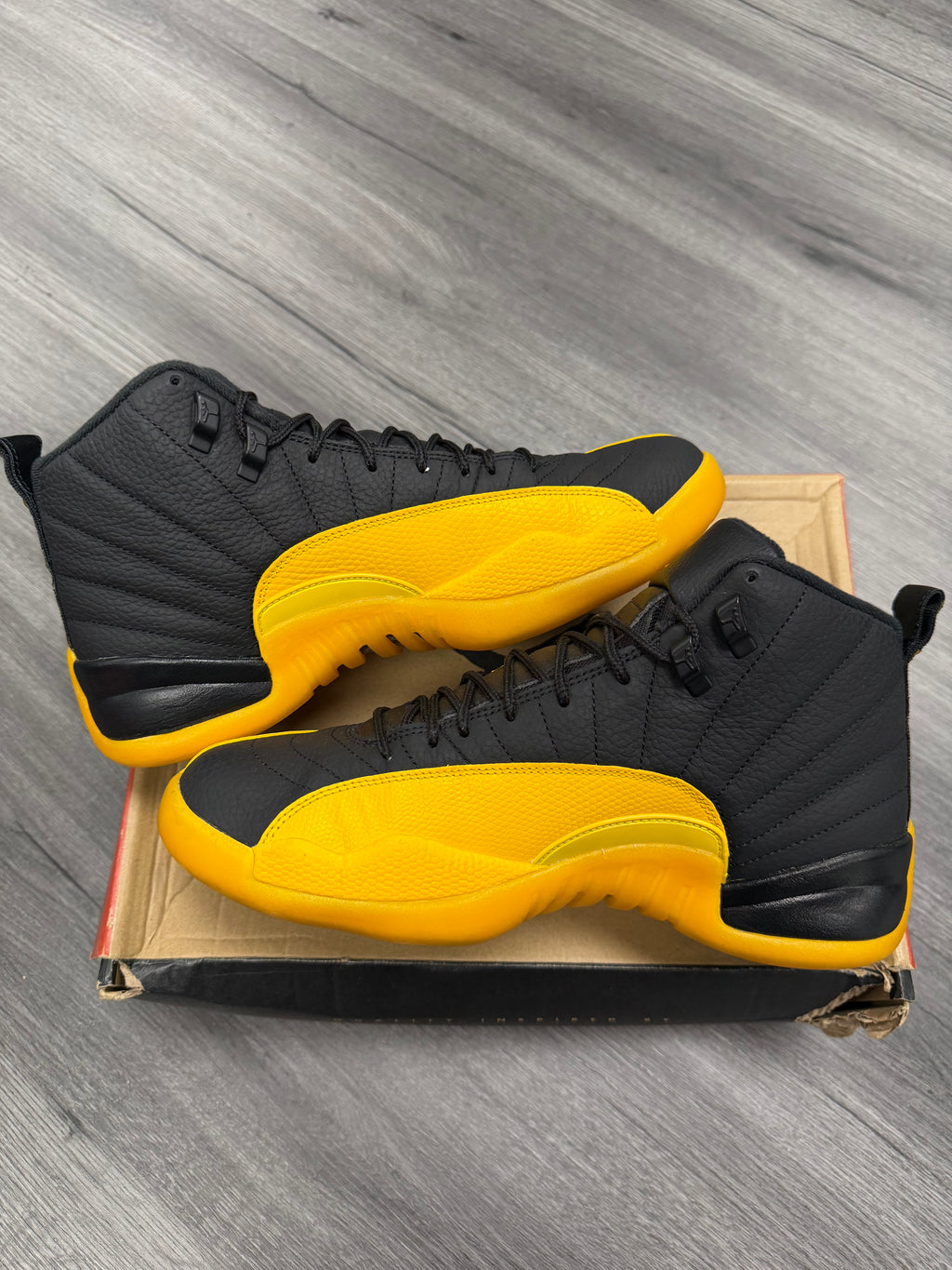 Jordan 12 University Gold - size 10