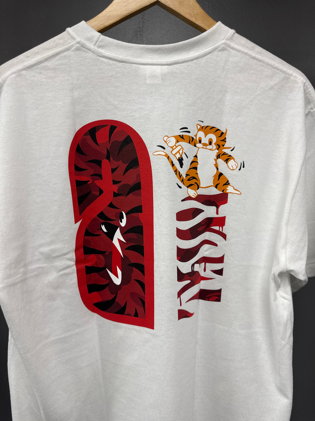 BAPE Camo Tiger Shark Tee