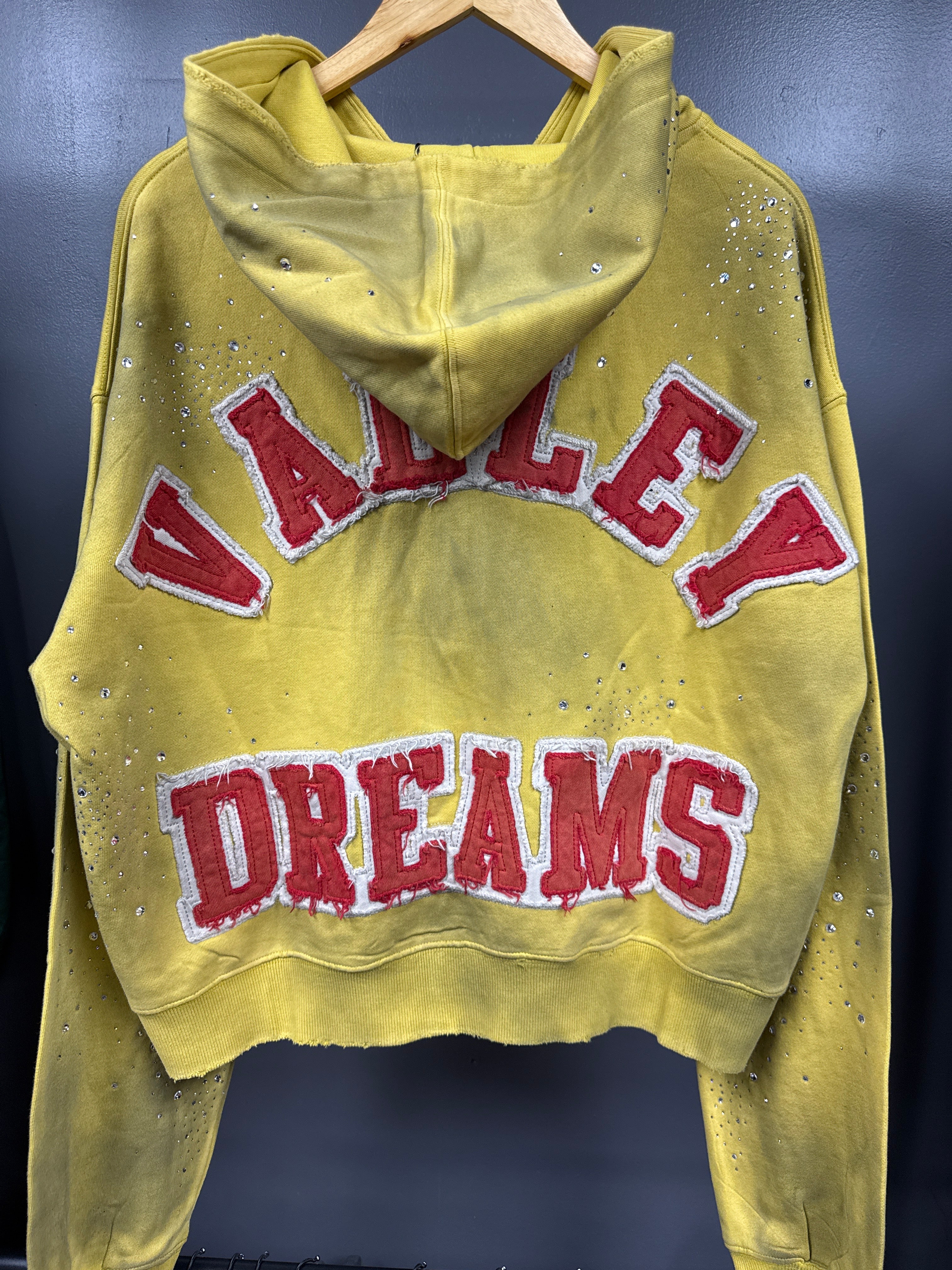 Vale Valley Dreams Zip Up Yellow