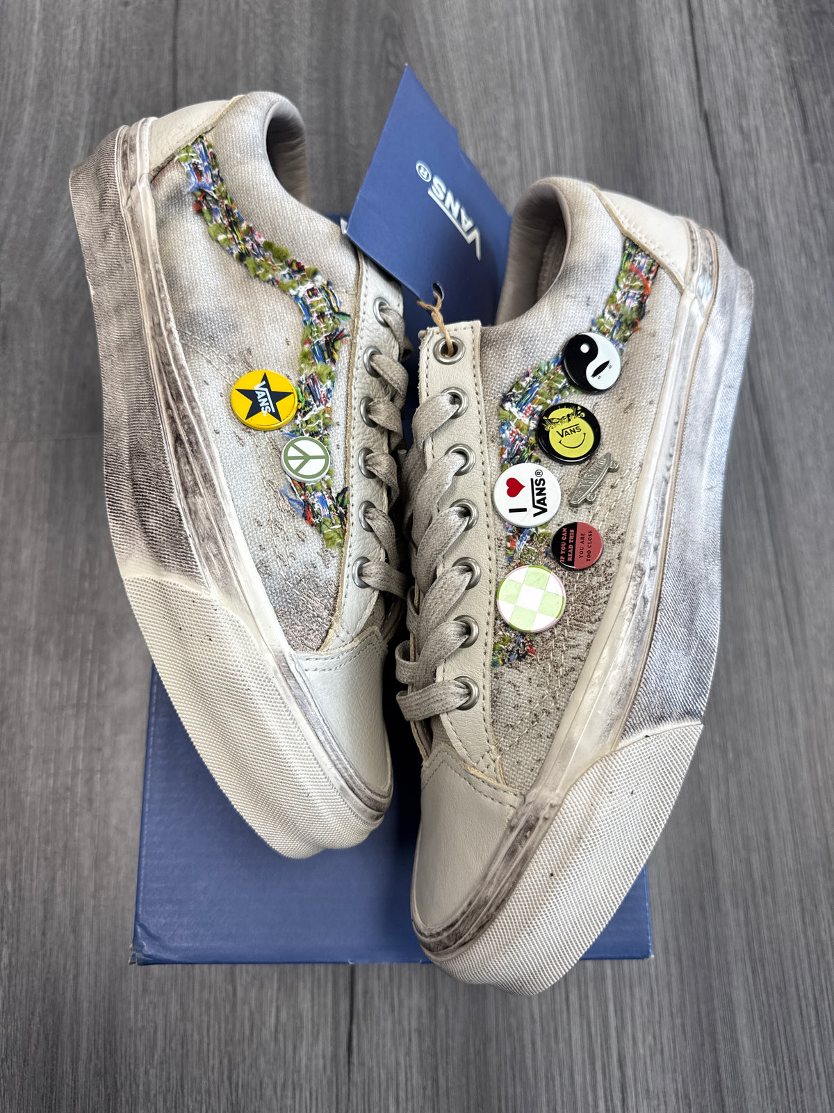 Vans Old Skool 36 White Souvenir - size 8