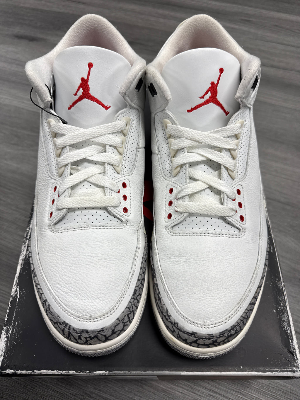 Jordan 3 White Cement (Reimagined) - size 12