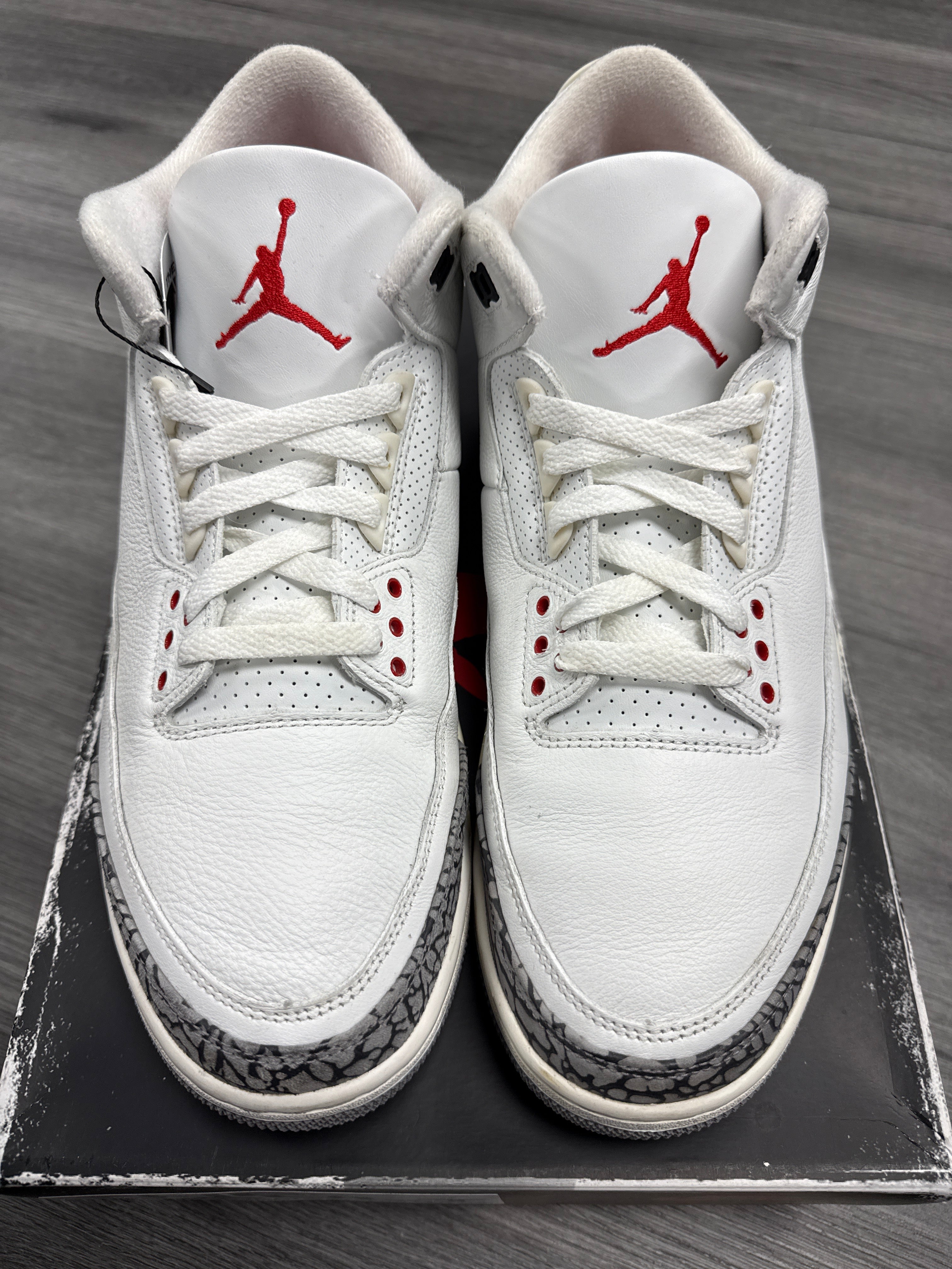 Jordan 3 White Cement (Reimagined) - size 12