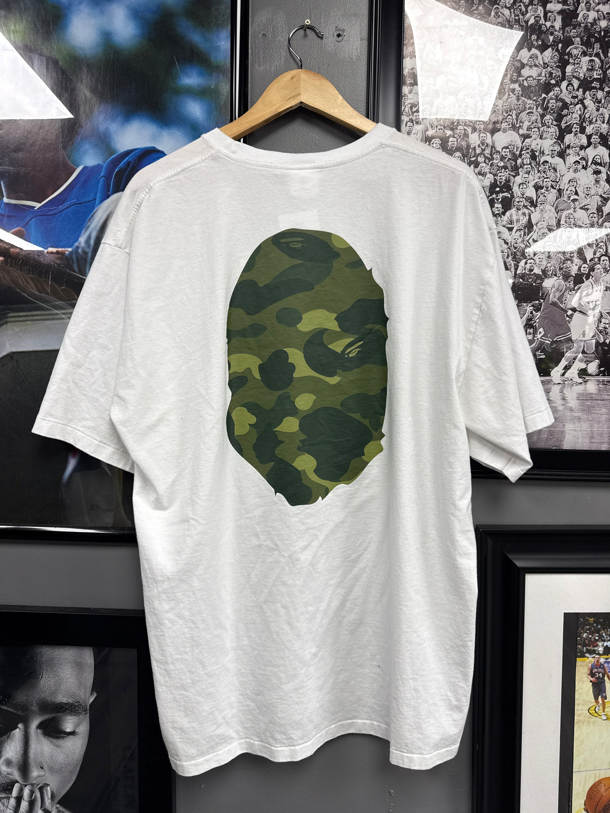 BAPE Big Head Camo Tee - Size 3xl