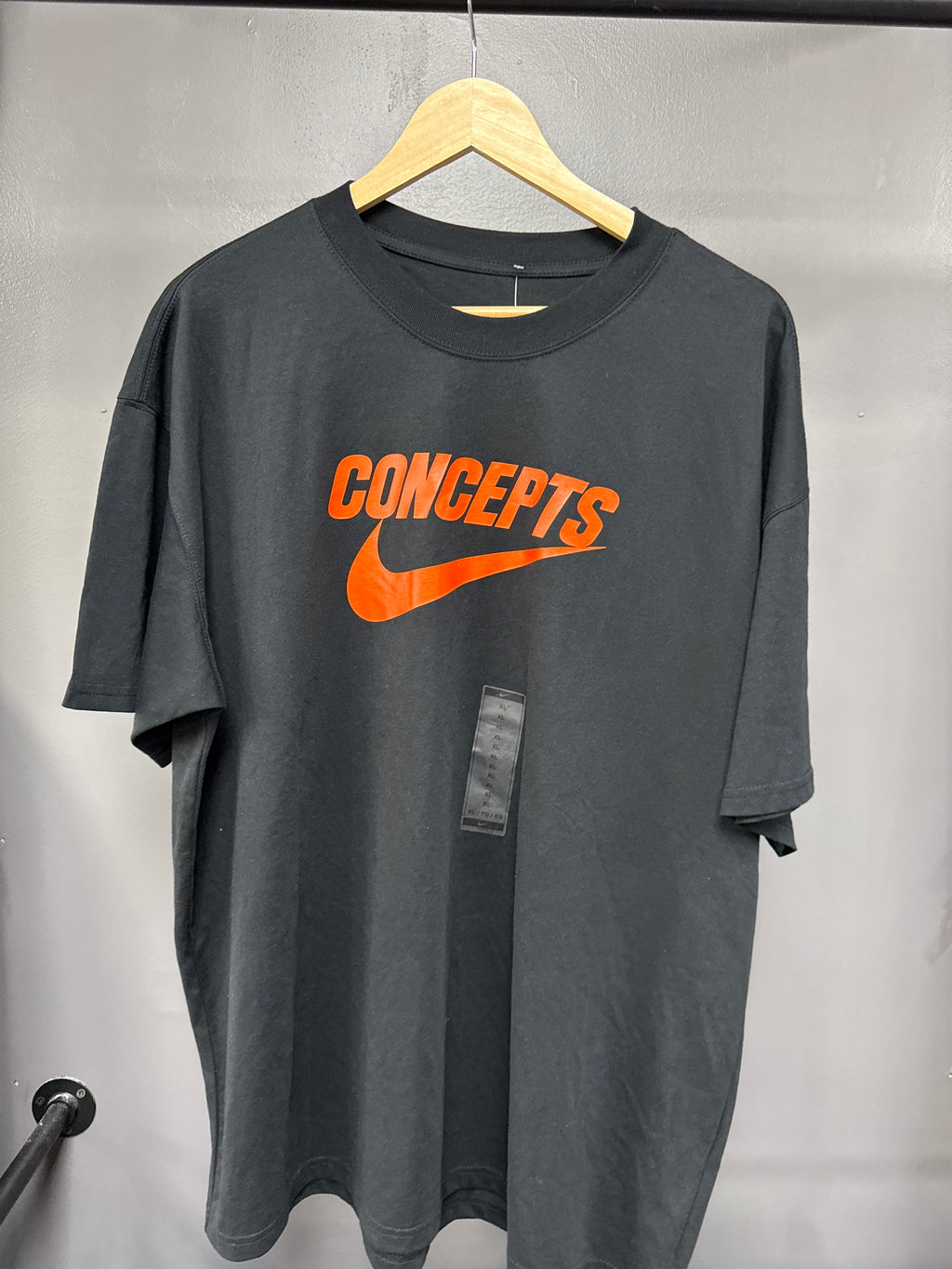 Nike x Concepts Orange Lobster Tee - size xl