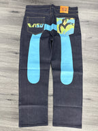 Vintage Evisu Blue Daicock Jeans