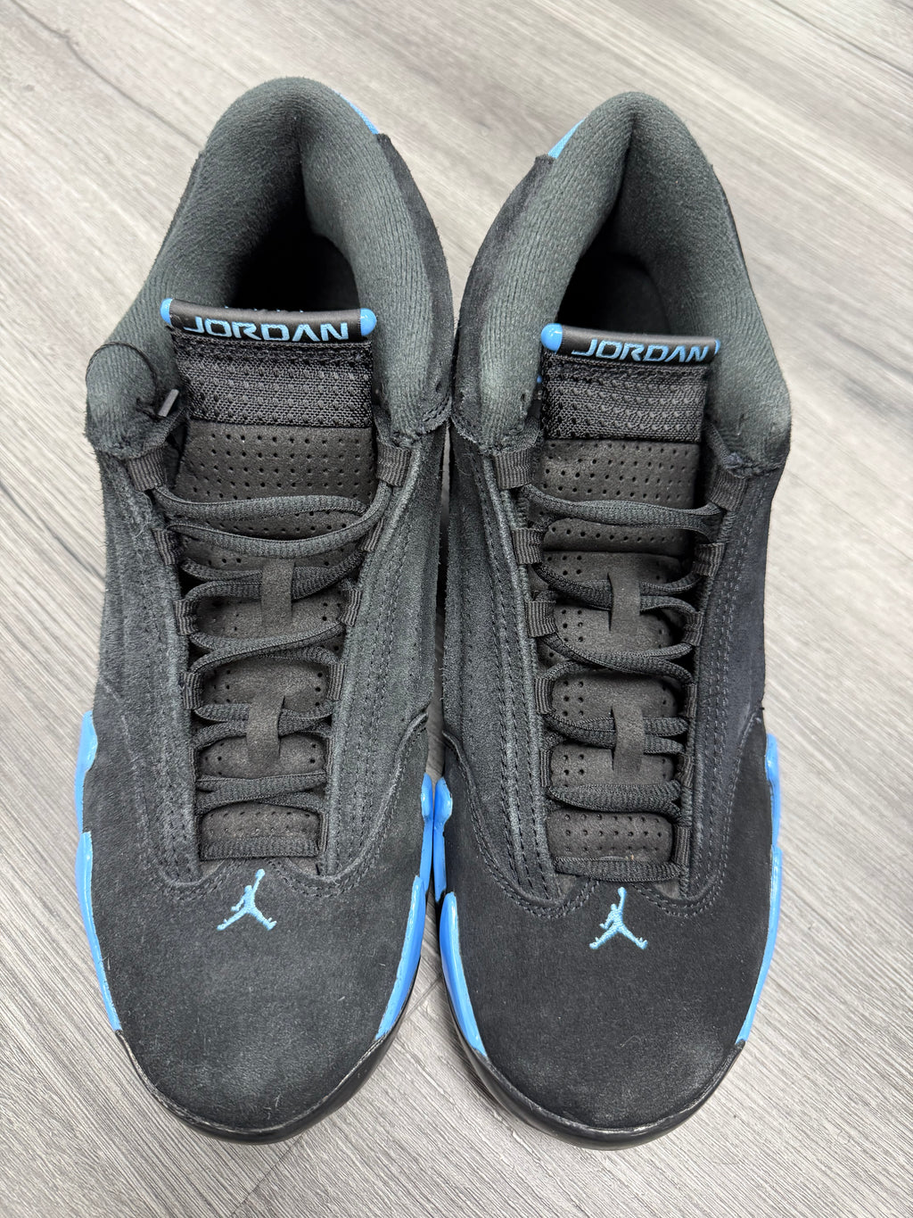 Jordan 14 University Blue - size 10.5