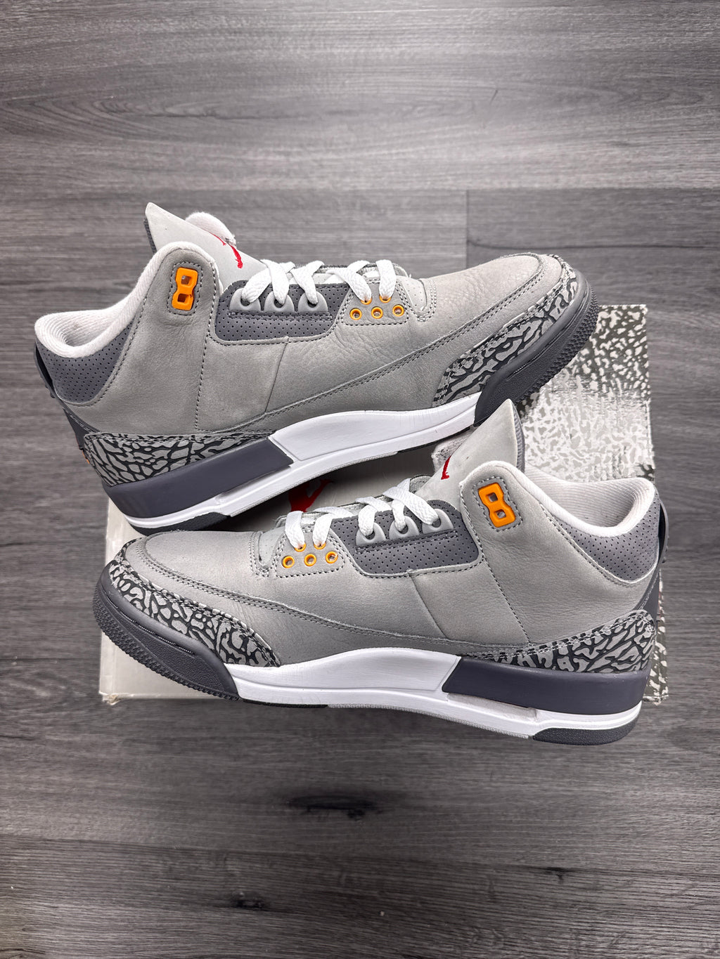 Jordan 3 Cool Grey - size 8.5