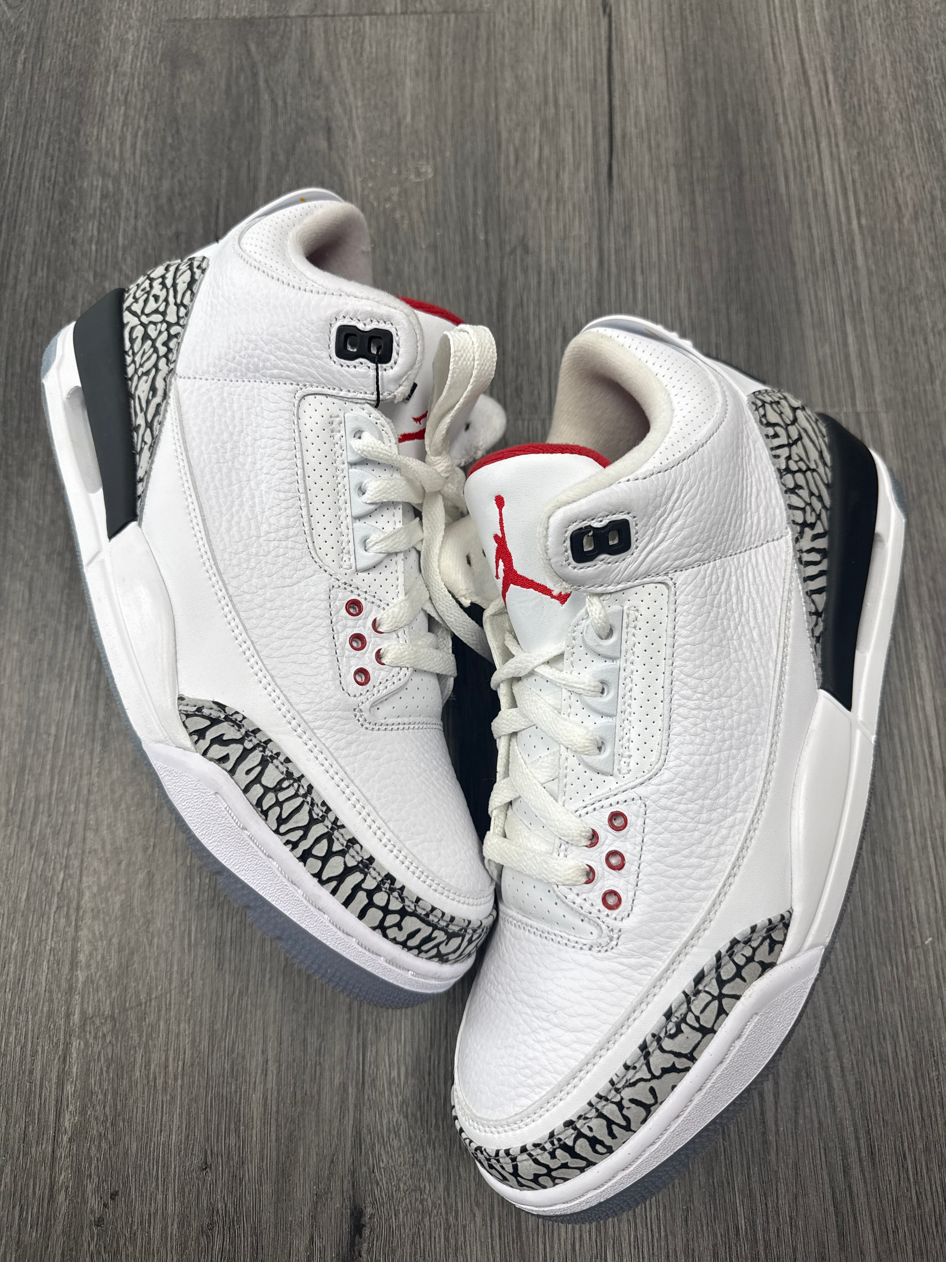 Jordan 3 Free Throw Line - size 10