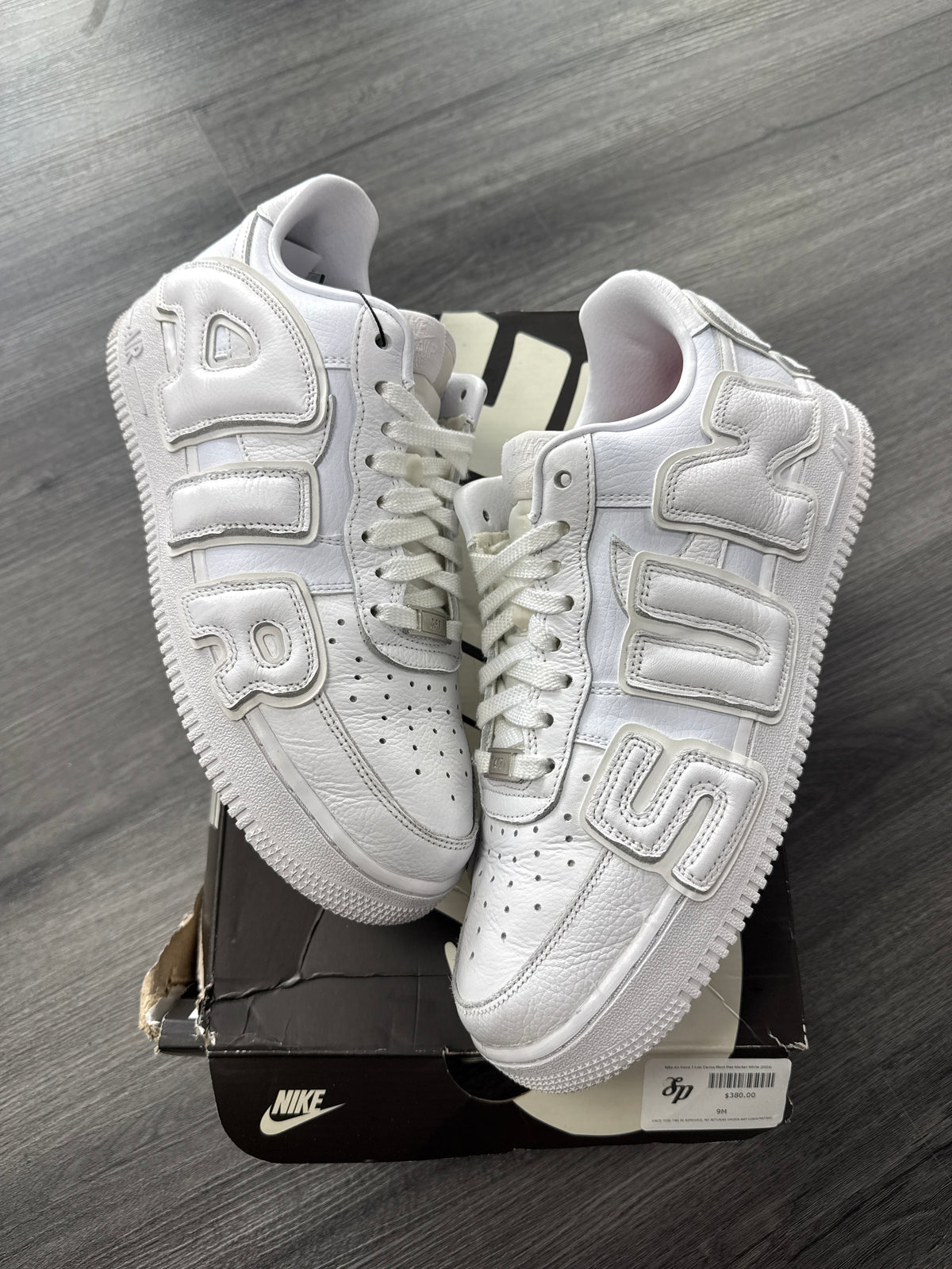 Nike Air Force 1 CPFM White - size 9