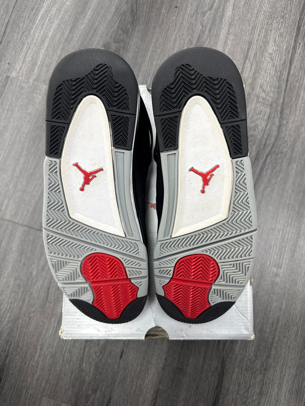 Jordan 4 Black Canvas - size 12