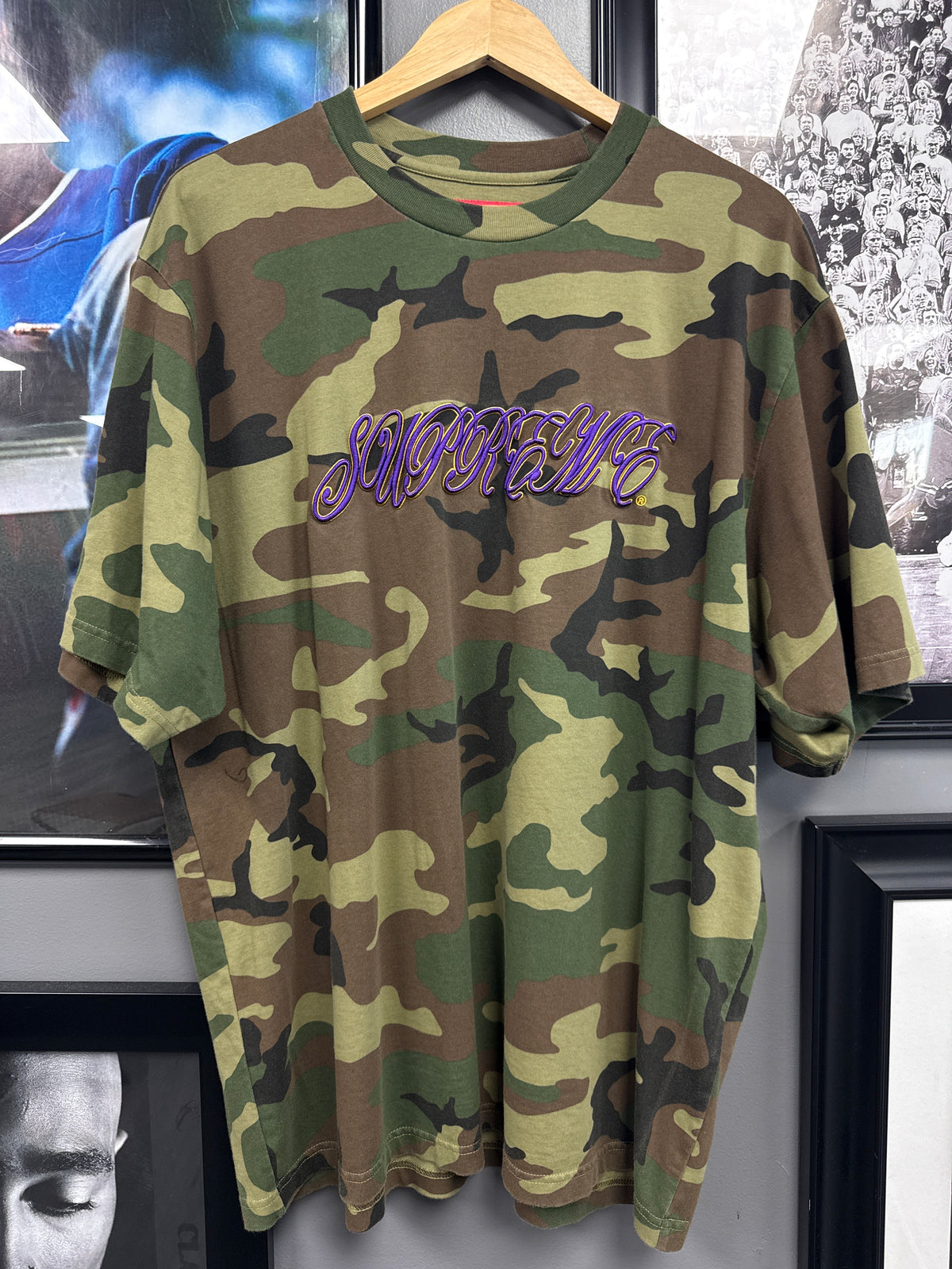 Supreme Camo Tee - size xl
