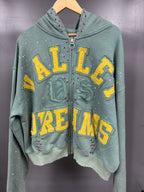 Vale Valley Dreams Zip Up Green - size L