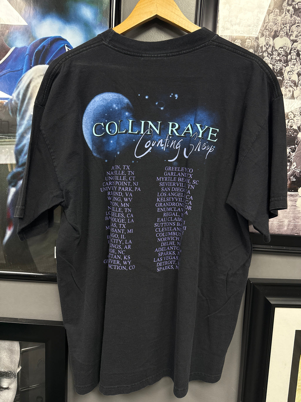 Collin Raye Counting Sheep Tee - size xl
