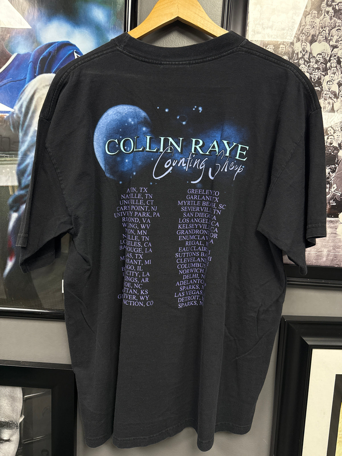 Collin Raye Counting Sheep Tee - size xl