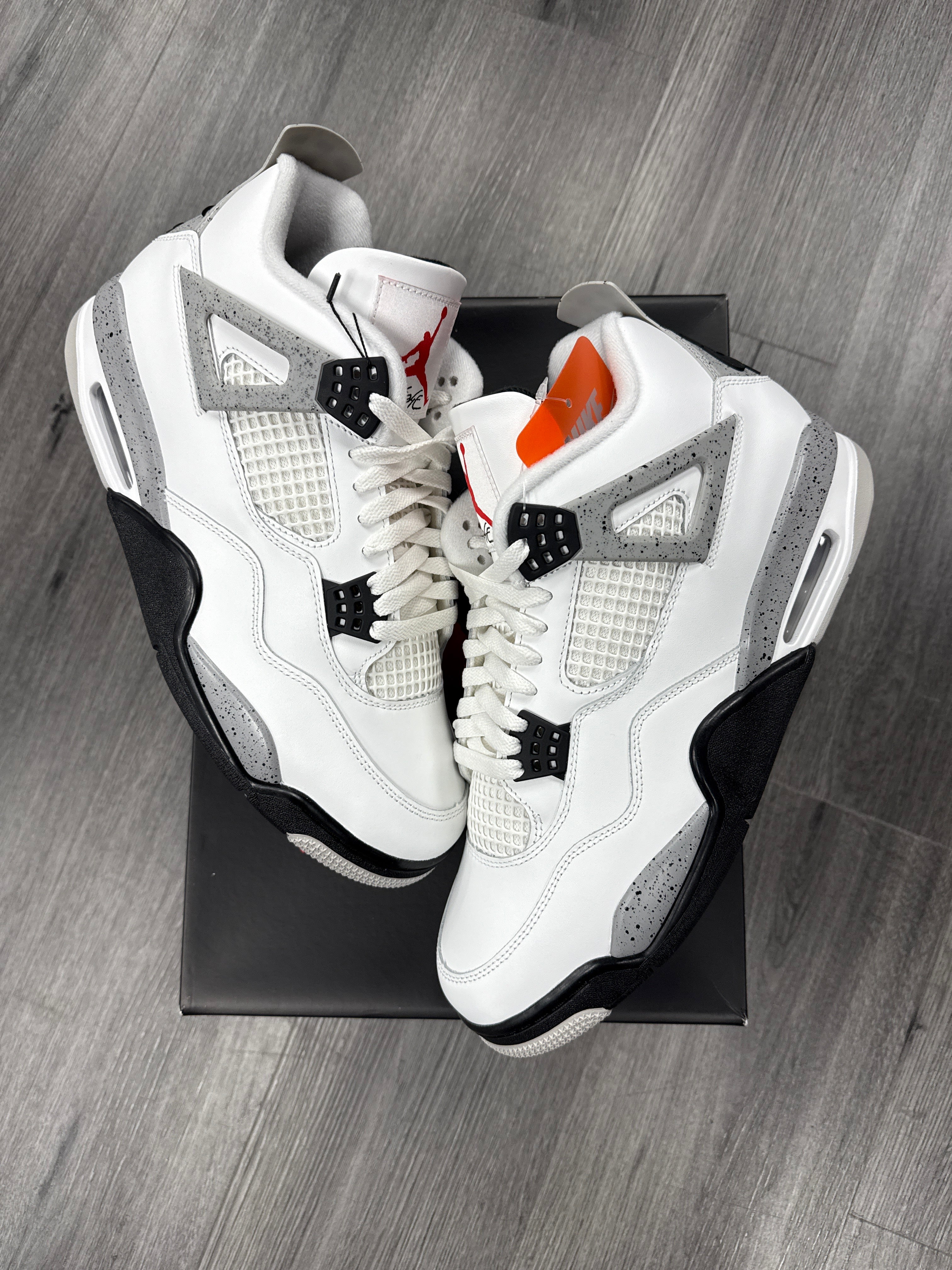 Jordan 4 White Cement size 12