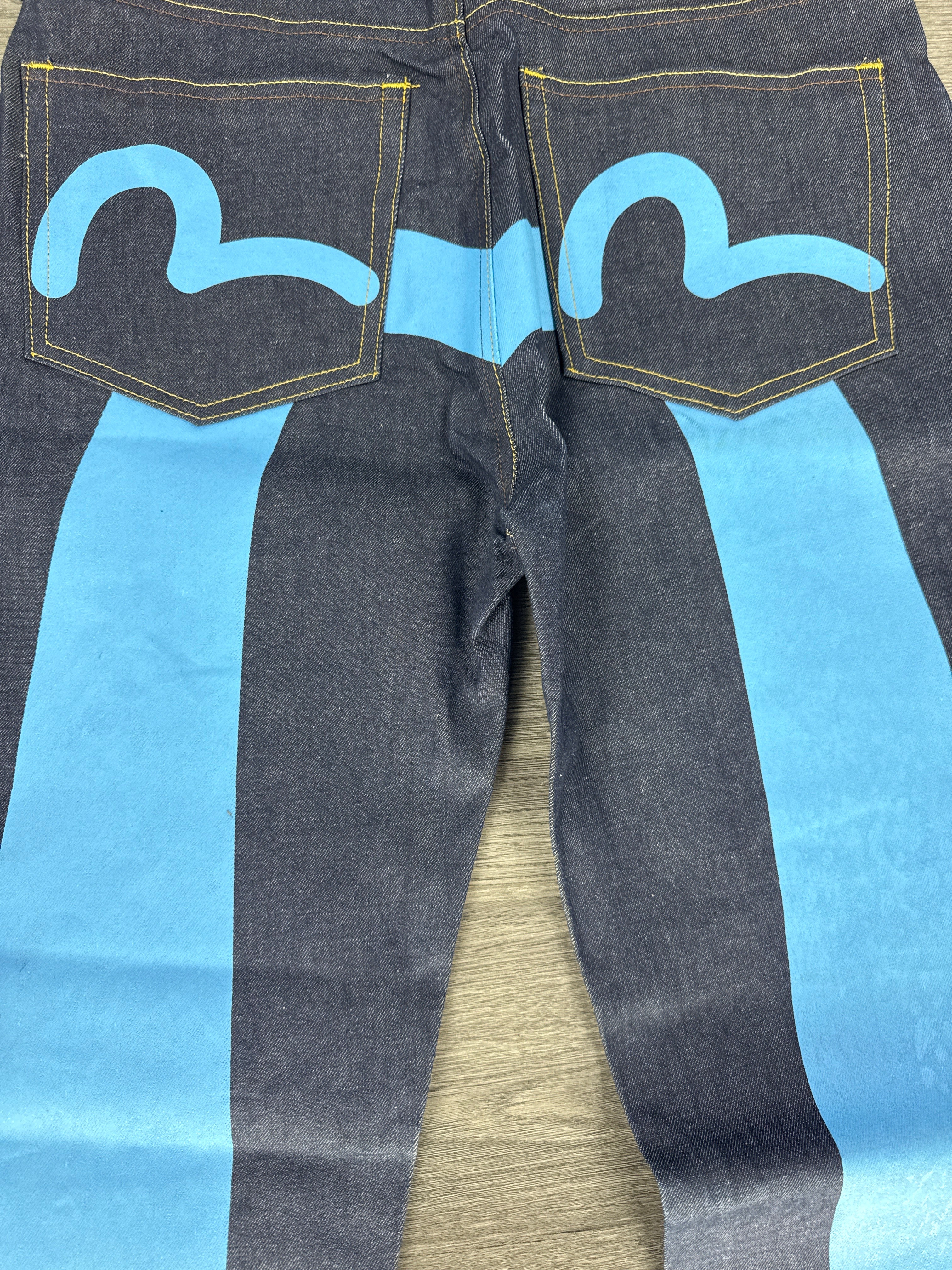 Vintage Evisu Daicock Blue - size 36