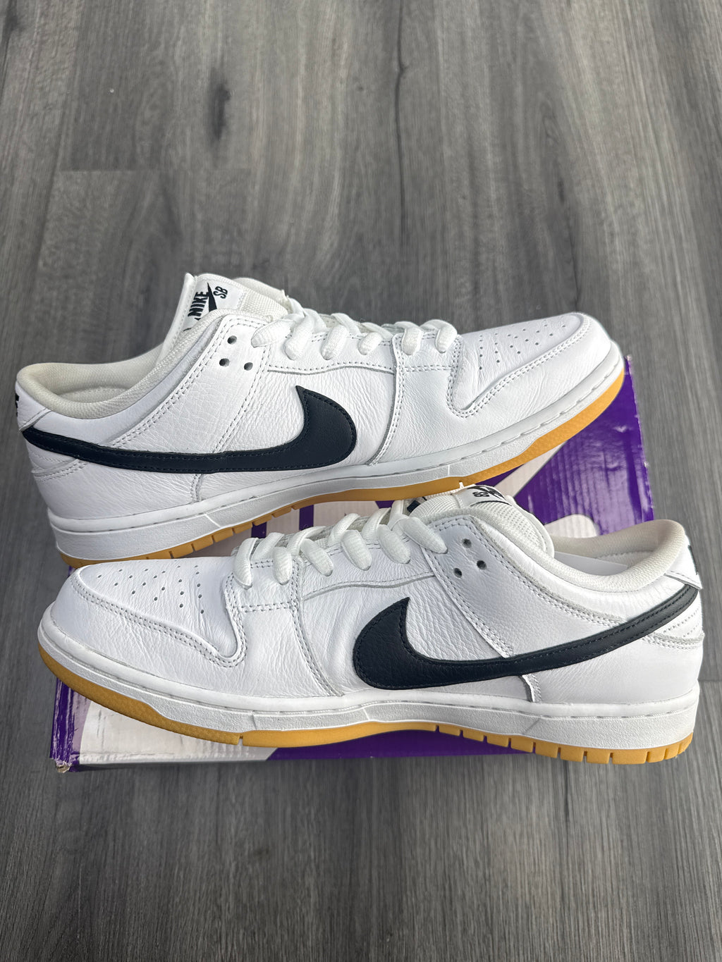 Nike Dunk SB Low White Gum - size 10.5