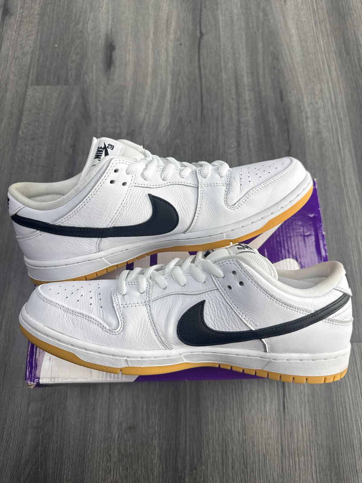Nike Dunk SB Low White Gum - size 10.5